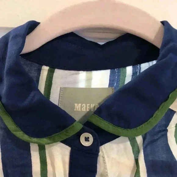 Anthropologie Maeve button down striped shirt - Picture 2 of 8